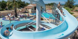 piscine toboggan Argelès-sur-Mer camping La Coste Rouge