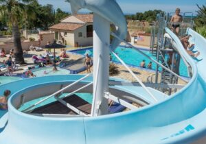 piscine toboggan Argelès-sur-Mer camping La Coste Rouge