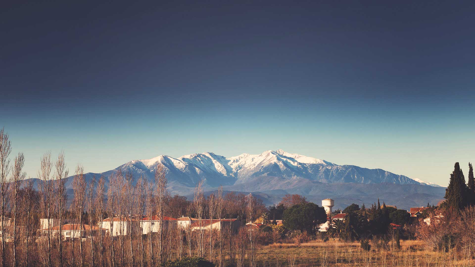 Le Pic du Canigou la Coste Rouge Argeles-sur-Mer